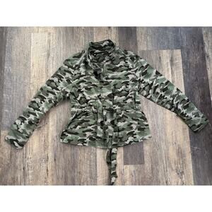 Banana Republic Camo Print Jacket XS Petite